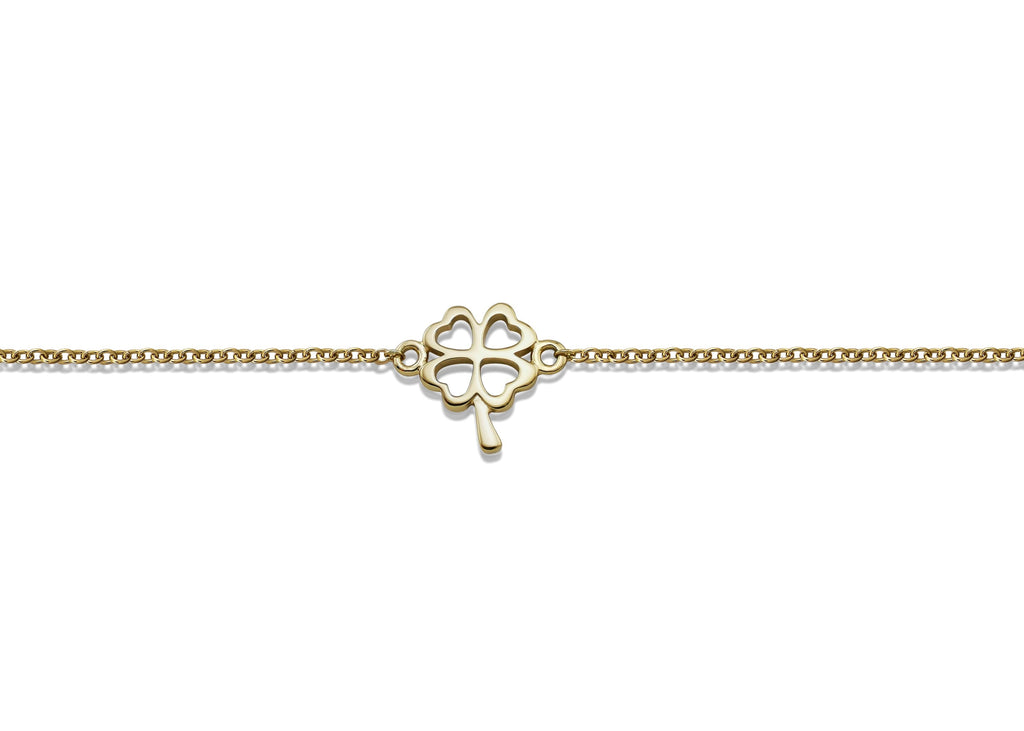 Feel the Spirit Armband Lucky Leaf Gold-Plated XB002G-0