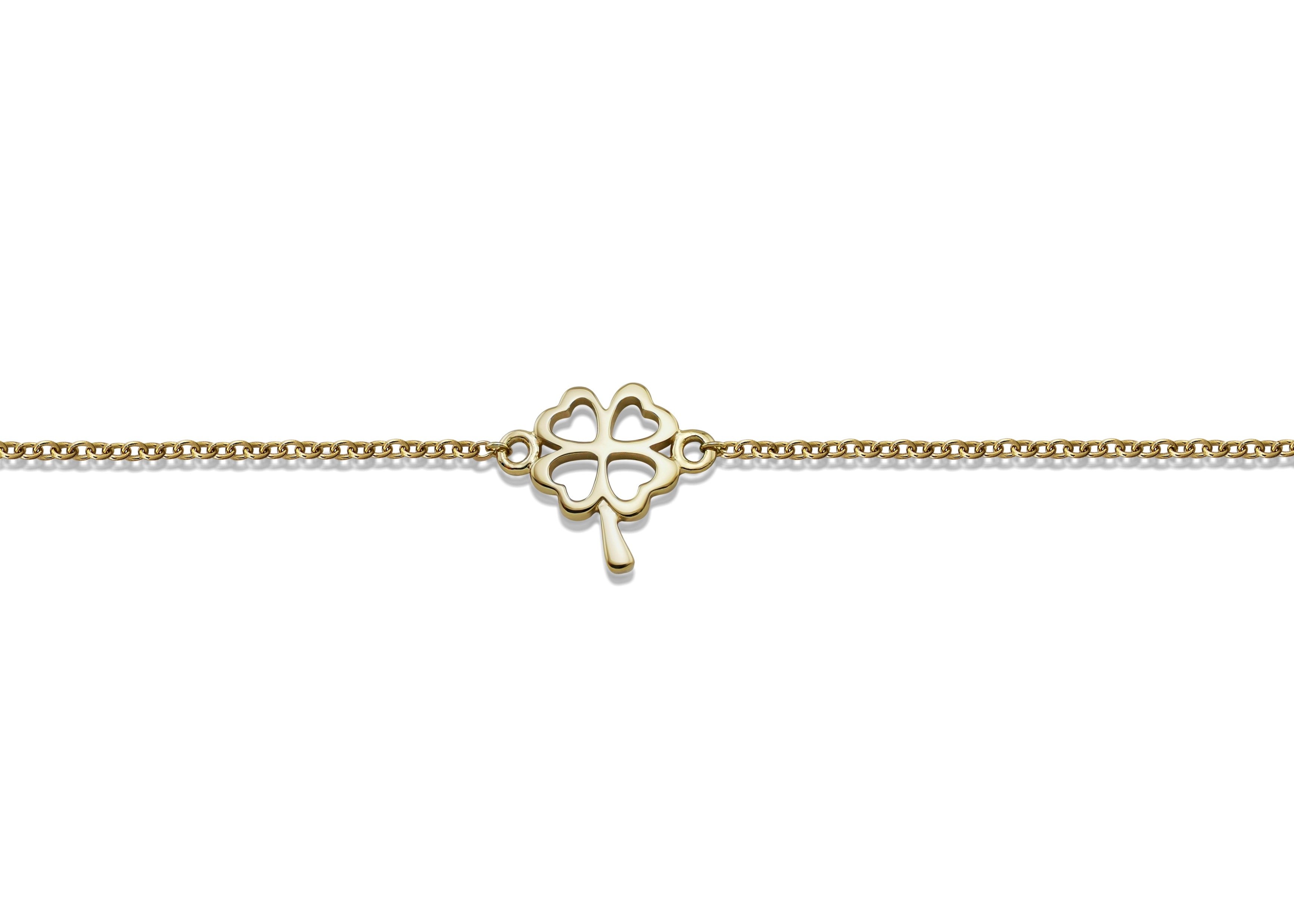 Feel the Spirit Armband Lucky Leaf Gold-Plated XB002G-0