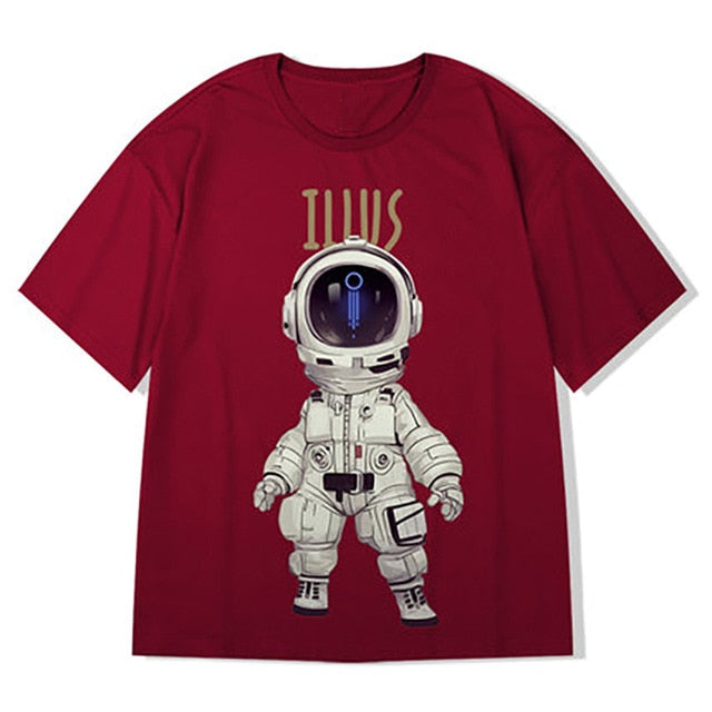 Men Cartoon Print Tees Summer Tshirts Mens Harajuku T Shirts Male hip hop tshirt Oversized Blakc Korean Clothes 5XL-7