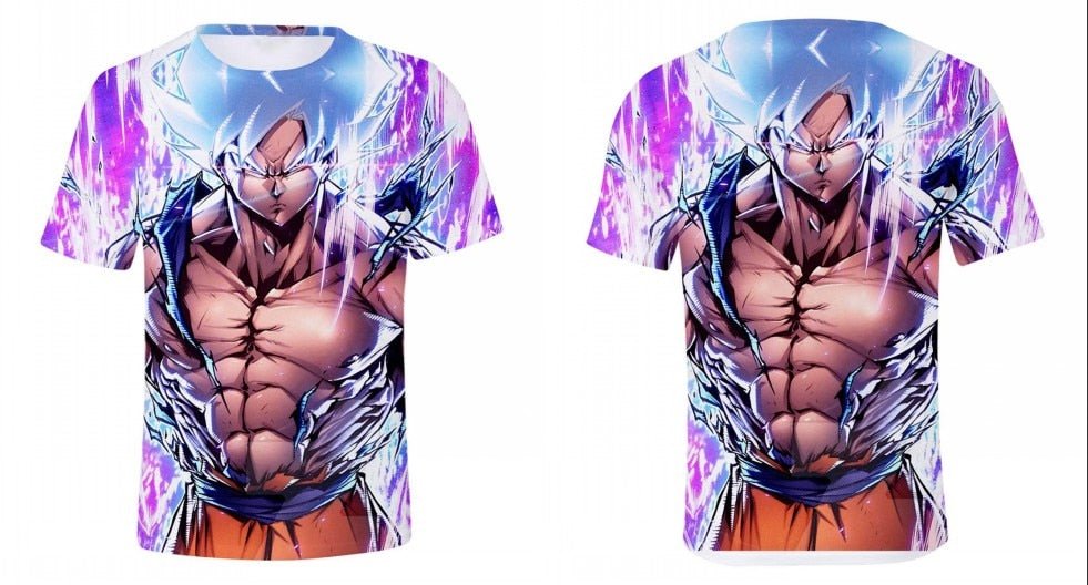 Dragon Ball Z T Shirts Mens Summer 3D Print Super Saiyan Goku Black Zamasu Vegeta Dragonball Casual Tee Shirt tops Tee-4
