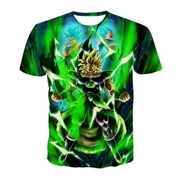 Dragon Ball Z T Shirts Mens Summer 3D Print Super Saiyan Goku Black Zamasu Vegeta Dragonball Casual Tee Shirt tops Tee-17