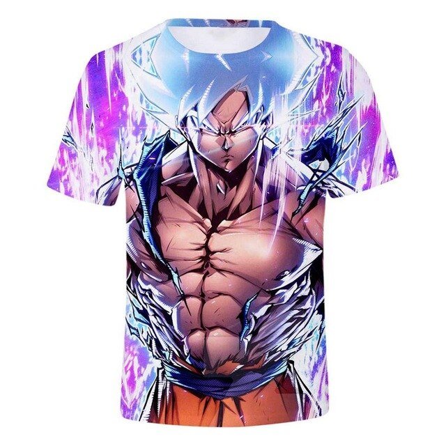 Dragon Ball Z T Shirts Mens Summer 3D Print Super Saiyan Goku Black Zamasu Vegeta Dragonball Casual Tee Shirt tops Tee-18