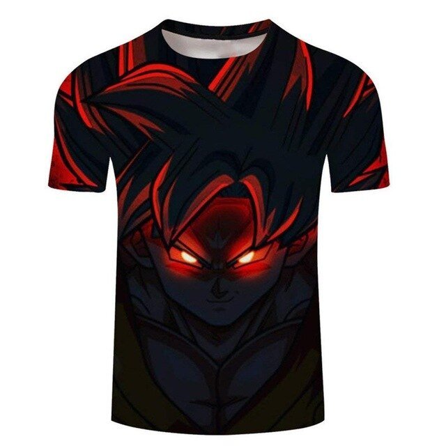 Dragon Ball Z T Shirts Mens Summer 3D Print Super Saiyan Goku Black Zamasu Vegeta Dragonball Casual Tee Shirt tops Tee-10