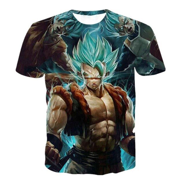 Dragon Ball Z T Shirts Mens Summer 3D Print Super Saiyan Goku Black Zamasu Vegeta Dragonball Casual Tee Shirt tops Tee-8