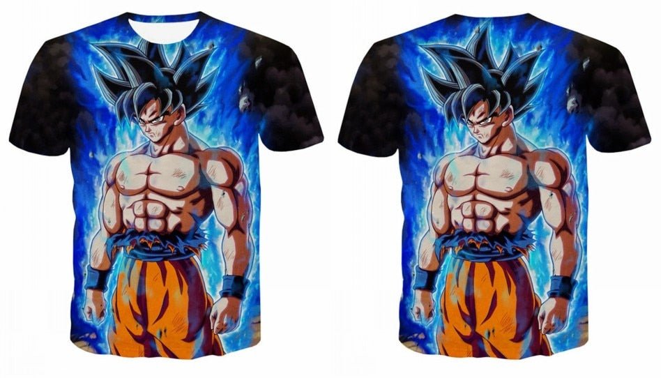 Dragon Ball Z T Shirts Mens Summer 3D Print Super Saiyan Goku Black Zamasu Vegeta Dragonball Casual Tee Shirt tops Tee-1