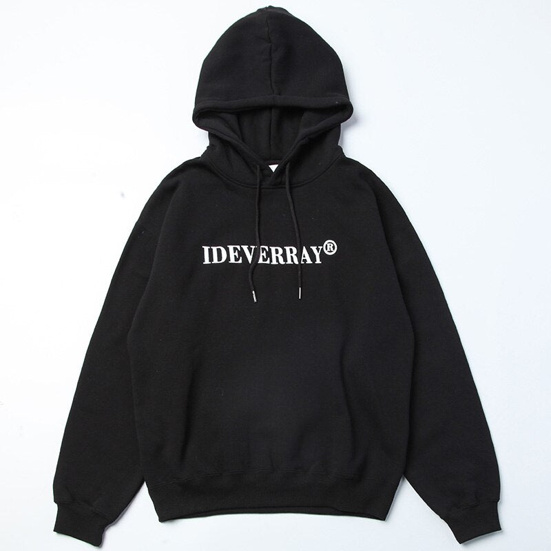Hoodie Men Harajuku Lotus Painting Print Hooded Pullover Couple Casual Fashion Oversized Sweatshirt Men Clothing Winter-1